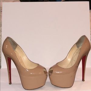 Nude Patent Louboutin Platforms